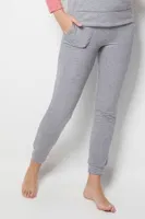 Gri Cepli Kadın Pijama Altı Doremi 002-000765 Gri farklı açı