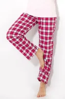 Ekose Kadın Tek Pijama Altı Doremi 002-000857 Ekose detay görünüm
