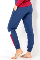 Yazılı Cepli Tek Kadın Pijama Altı Doremi 002-001041 farklı açı