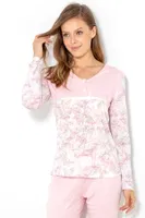 Bayan Pijama Üstü  Doremi 002-001014 Pembe detay görünüm