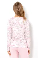 Bayan Pijama Üstü  Doremi 002-001014 Pembe farklı açı