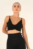 Doremi Büzgü Detay Ayarlanabilir Askılı Büstiyer 002-T15443 detay görünüm