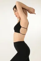 Çapraz İp Detaylı Spor Bralet DoReMi 002-015424 Siyah görsel 4