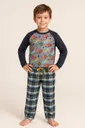 Erkek Çocuk Ekoseli Pijama Takımı DoReMi 002-000595