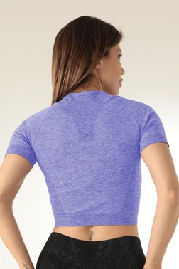 DOREMI DoReMi Fileli Bisiklet Yaka Crop Üst - 002-018259 - Alternatif Görünüm