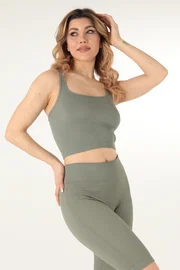 DOREMI Fitilli İnce Sırt Askılı Desteksiz Spor Büstiyer DoReMi 002-000183