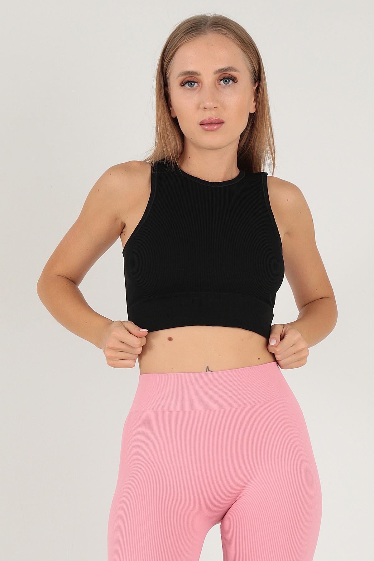 Ripli Kalın Askılı Kadın Spor Büstiyer DoReMi 002-P15388