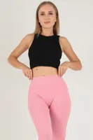 Ripli Kalın Askılı Kadın Spor Büstiyer DoReMi 002-P15388 Siyah detay görünüm