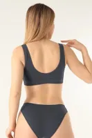Seamless Kalın Askılı Büstiyer Crop Top DoReMi 002-450000 Lacivert görsel 4