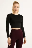 Seamless Normal Bel Ripli Spor Tayt DoReMi 002-T16351 Antrasit