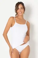 DoReMi %100 Pamuk İnce Askılı Kadın Atlet 002-212222 Beyaz