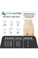 Duble Etkili Sıkılaştırıcı Mini Boxer Korse FormActive 1055  Ten görsel 4
