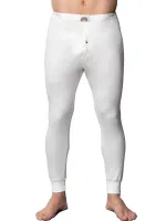 Düğmeli İnterlok Erkek Krem Pijama Alt Gümüş 4017 Krem detay görünüm