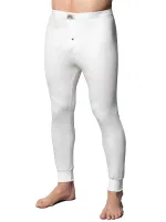 Düğmeli İnterlok Erkek Krem Pijama Alt Gümüş 4017 Krem farklı açı