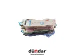 Yıkamalı Kokulu Dikişsiz Kadın Penye Patik Çorap 12'li Dündar 4308-20 Asorti görsel 4
