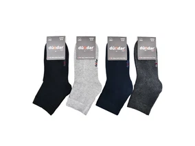 Dündar Çorap Plus Taban Dikişsiz Altı Havlu Kışlık Konç Kadın Patik 12'li Dündar 5046 - Alternatif Görünüm