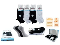 Dündar Çorap Kokulu Dikişsiz Yıkamalı Kadın Penye Patik 12'li Dündar 6500