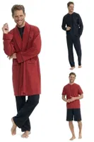 Erkek Çeyizlik 5li Sabahlıklı Pijama Takım Bordo U.s Polo Assn. 12040 Bordo