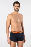 Pamuklu Desenli Likralı Erkek Boxer 3lü Cacharel 1339 Lacivert 1 detay görünüm