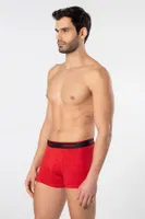 Likralı 3lü Desenli Pamuklu Erkek Boxer Cacharel 1339 Lacivert 2 detay görünüm