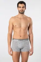 Likralı 3lü Desenli Erkek Boxer Cacharel 1339 Lacivert 3 detay görünüm