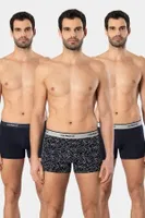 Geniş Lastikli Desenli Likralı 3lü Boxer Cacharel 1339