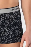 Geniş Lastikli Desenli Likralı 3lü Boxer Cacharel 1339 görsel 4