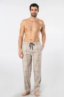 Bağcıklı Bej Erkek Dokuma Pijama Tek Alt Cacharel 2240 Bej 3