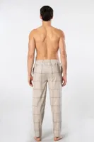 Bağcıklı Bej Erkek Dokuma Pijama Tek Alt Cacharel 2240 Bej 3 görsel 4