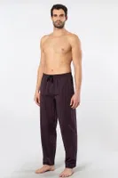 Bordo Dokuma Tek Alt Erkek Pijama Cacharel 2240 Bordo 1 farklı açı