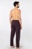 Bordo Dokuma Tek Alt Erkek Pijama Cacharel 2240 Bordo 1 görsel 4