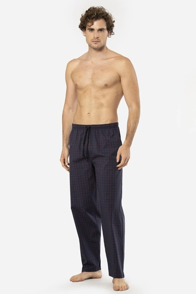Kareli Dokuma Cepli Erkek Pijama Tek Alt Cacharel 2240