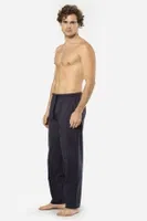 Kareli Dokuma Cepli Erkek Pijama Tek Alt Cacharel 2240 Lacivert 3 farklı açı