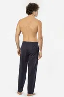 Kareli Dokuma Cepli Erkek Pijama Tek Alt Cacharel 2240 Lacivert 3 görsel 4
