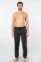 Siyah Erkek Dokuma Pijama Tek Alt Cacharel 2240 Siyah 2