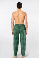 Yeşil Kare Desenli Erkek Dokuma Pijama Tek Alt Cacharel 2240 Yeşil 4 görsel 4