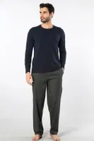 Uzun Kollu Cepli Erkek Poplin O Yaka Pijama Takımı Cacharel 2239 Yeşil 5