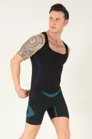 Erkek Seamless Kapri Sport Pro Tayt Miorre 001-026133 Siyah