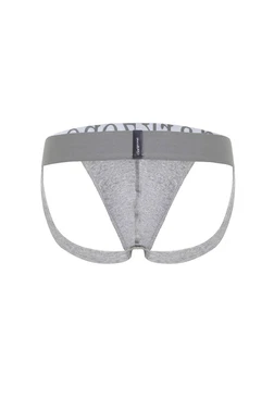 Darkzone Gri Fantezi Arkası Açık Erkek Jockstrap Darkzone 6853 - Alternatif Görünüm