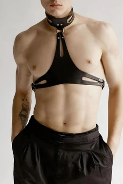 Fantezi Harness Göğüs Erkek Kostüm missisX 88082