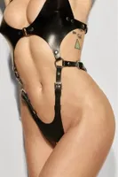 Fantezi Harness Kostüm missisX 2191 Siyah görsel 6
