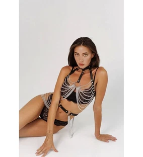 missisX Fantezi Zincir Detaylı Harness MissisX 2075 - Alternatif Görünüm