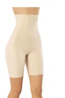 Yüksek Bel Lazer Kesim Şort Korse Flex Fit 6032 Ten