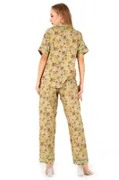 Floral Kısa Kollu Kadın Pijama Takım DoReMi 002-000092 görsel 6