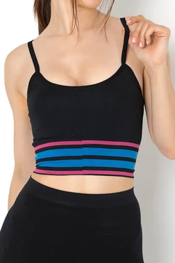 Gigotto Energy Çizgili Spor Sütyeni Gigotto 001-001197 - Alternatif Görünüm