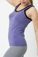 Kadın Exercise Fit Tişört Gigotto 001-001256 Lila görsel 4