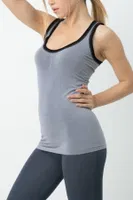 Kadın Seamless Spor Atlet Miorre 001-001265 Gri detay görünüm