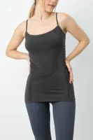 Kadın Seamless Spor Tişört Gigotto 001-001275 Charcoal Grey detay görünüm