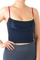 Seamless Dantel Detaylı Navy Blue Büstiyer Gigotto 001-001207 Lacivert