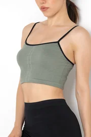 Gigotto Seamless Dantel Detaylı Ripli Büstiyer Gigotto 001-001209